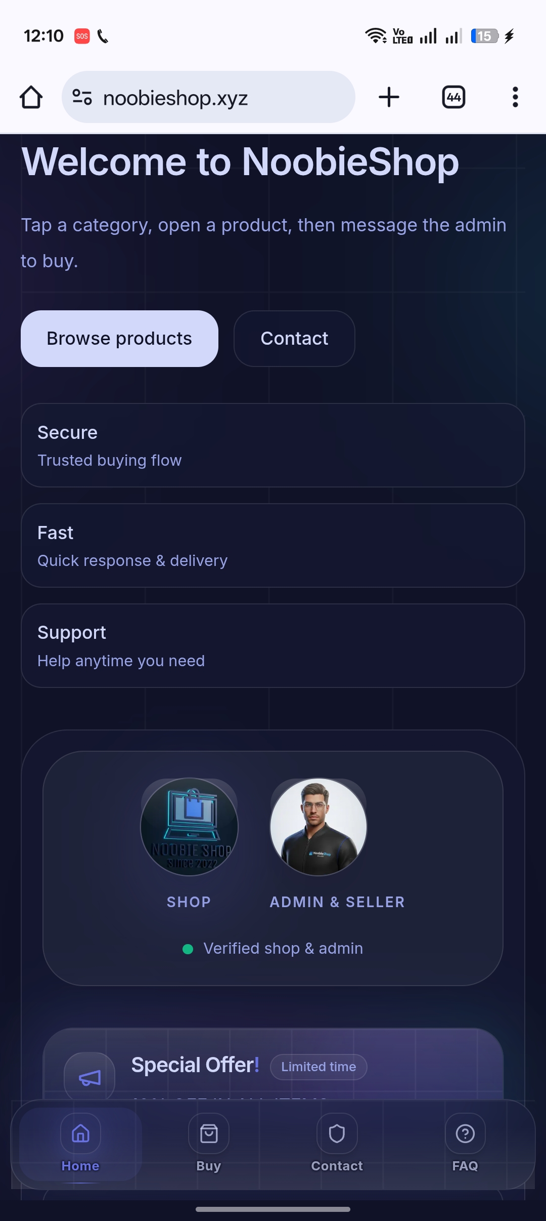 SELLING WEB FOR DIGITAL PRODUCTS 